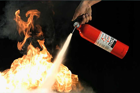 How to extinguish an electrical fire